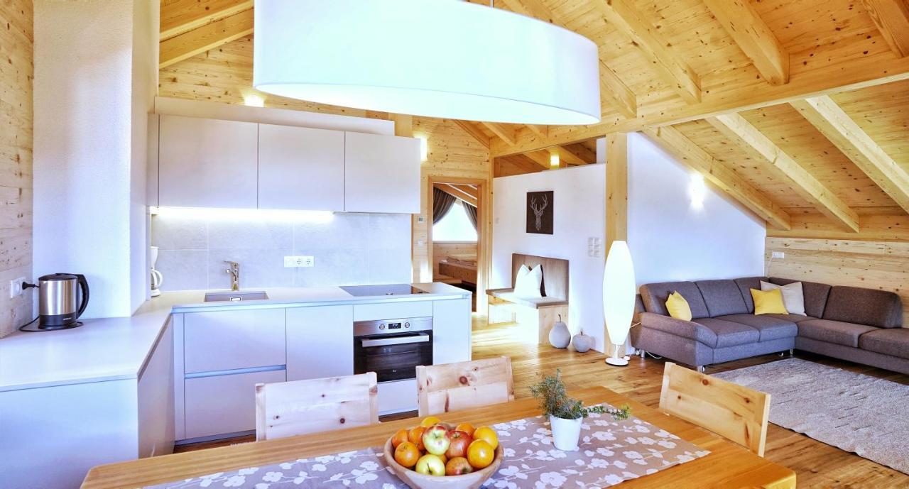 Chalet Oberguggenberg San Lorenzo di Sebato Luaran gambar