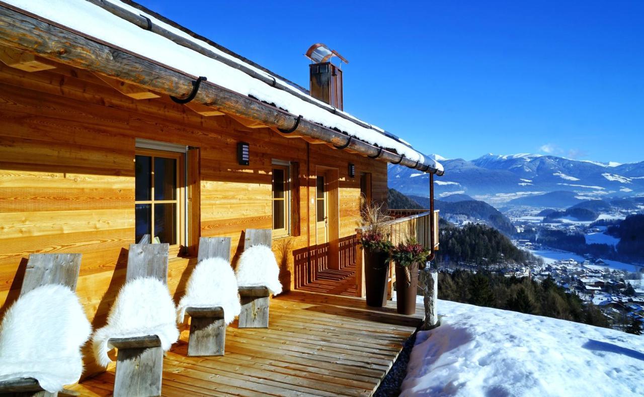 Chalet Oberguggenberg San Lorenzo di Sebato Luaran gambar
